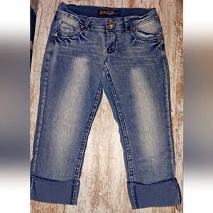 Women's Blue Jean Capris